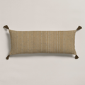 Solstice — 32 × 12 Soft Linen Tasselled Lumbar Cover; supplier product view 1.