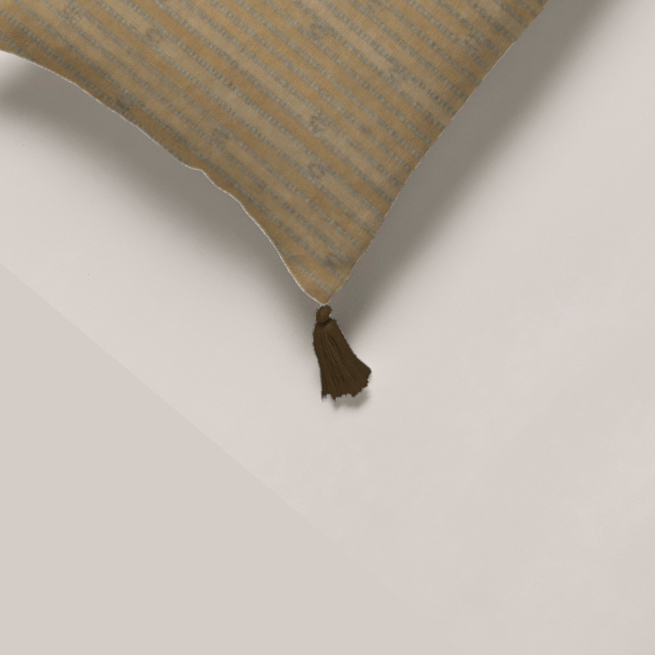 Solstice — 32 × 12 Soft Linen Tasselled Lumbar Cover; supplier product view 2.