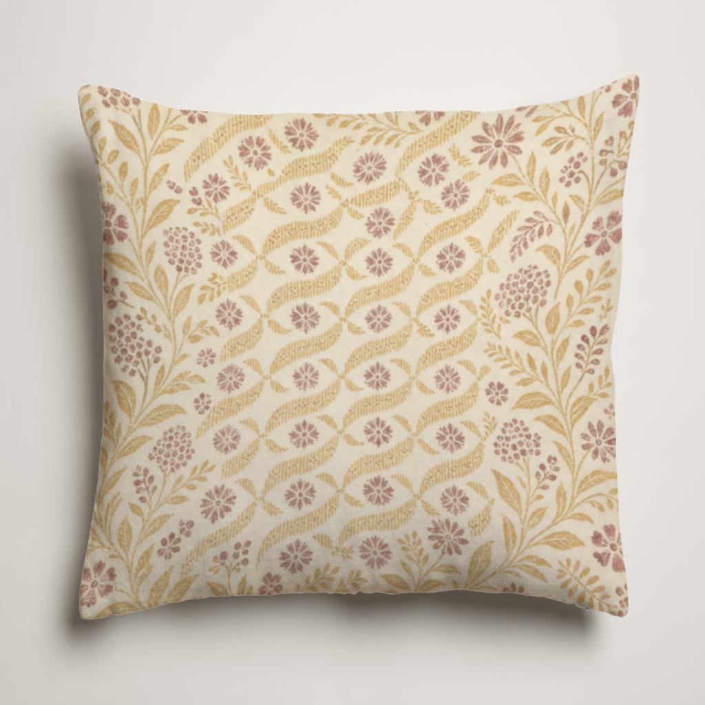 Saffron — 20 × 20 Fine Cotton Square Cover; supplier product view 1.
