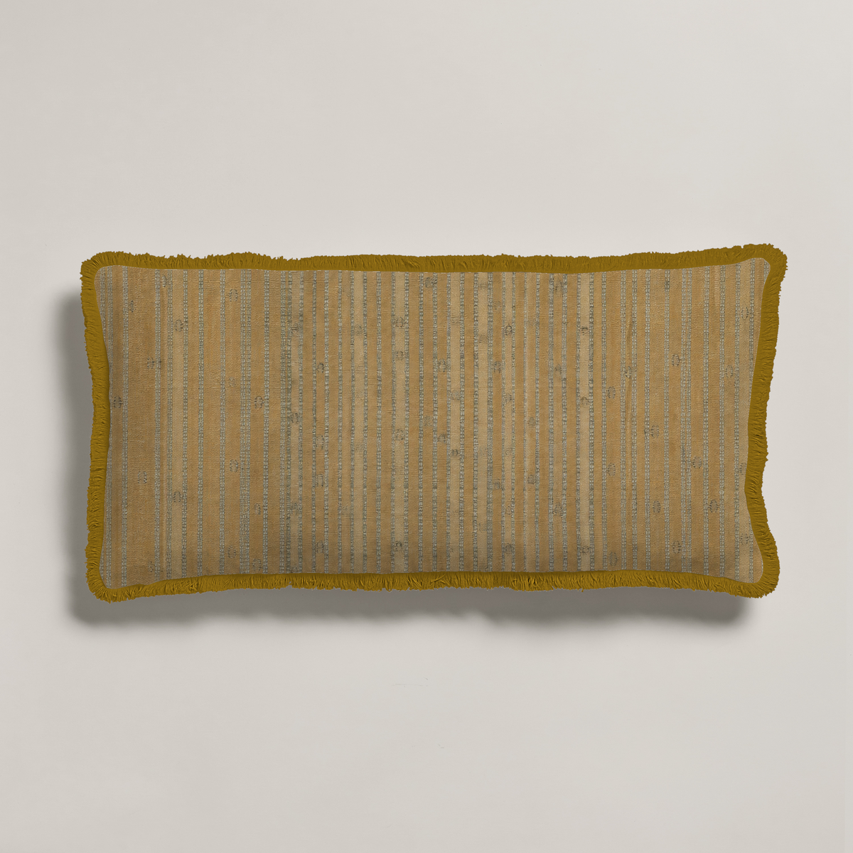 Solstice — 72 × 30 Linen Fringed Floor Cushion Cover; supplier product view 1.