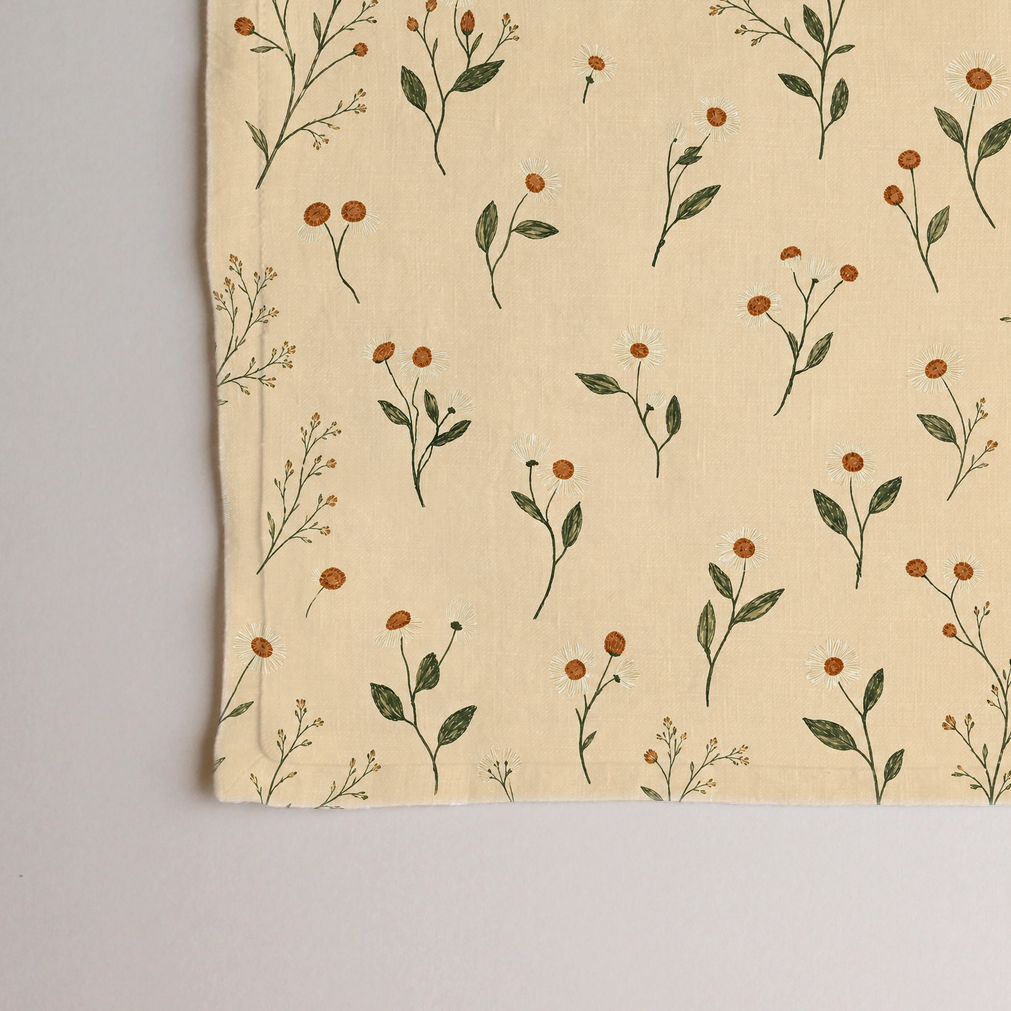Aurelia Botanical Micro-Flange Linen Placemats — 14 × 19 in, Set of 4; supplier product view 4.