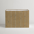 Solstice Stripe Rectangular Lampshade — 11 × 16 × 11 in, Ochre & Slate; supplier product view 1.