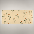 Aurelia Botanical Cotton Tablecloth — 41 in Square, Butter & Olive; supplier product view 1.
