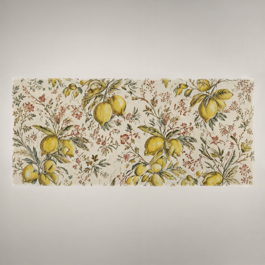 Lemon Grove — 70 × 108 Linen Tablecloth; supplier product view 1.