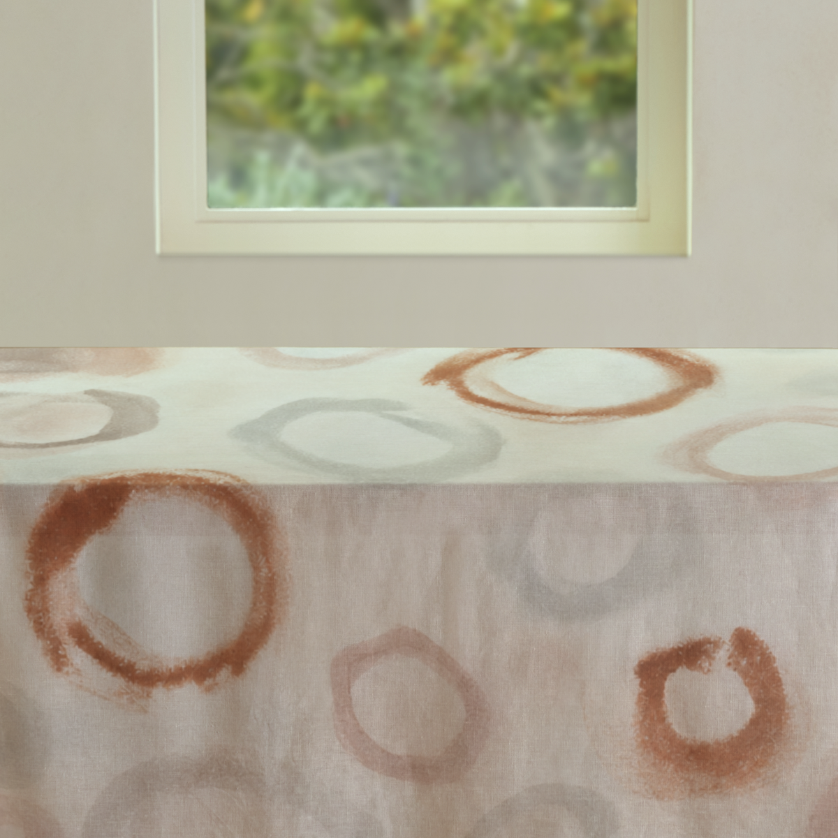 Caldera — 60 × 60 Cotton Sateen Tablecloth; supplier product view 3.