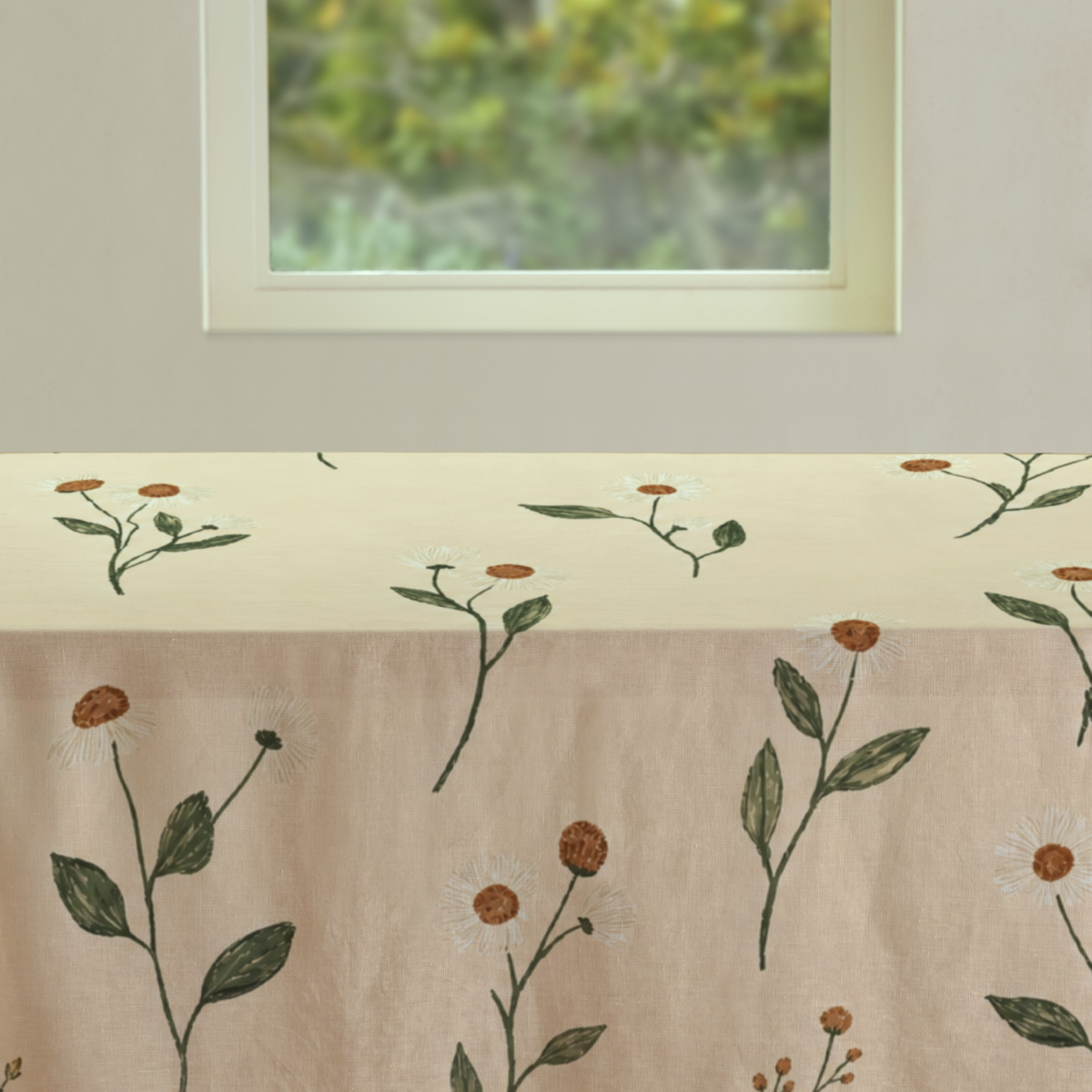 Aurelia — 102 Square Linen Tablecloth; supplier product view 3.