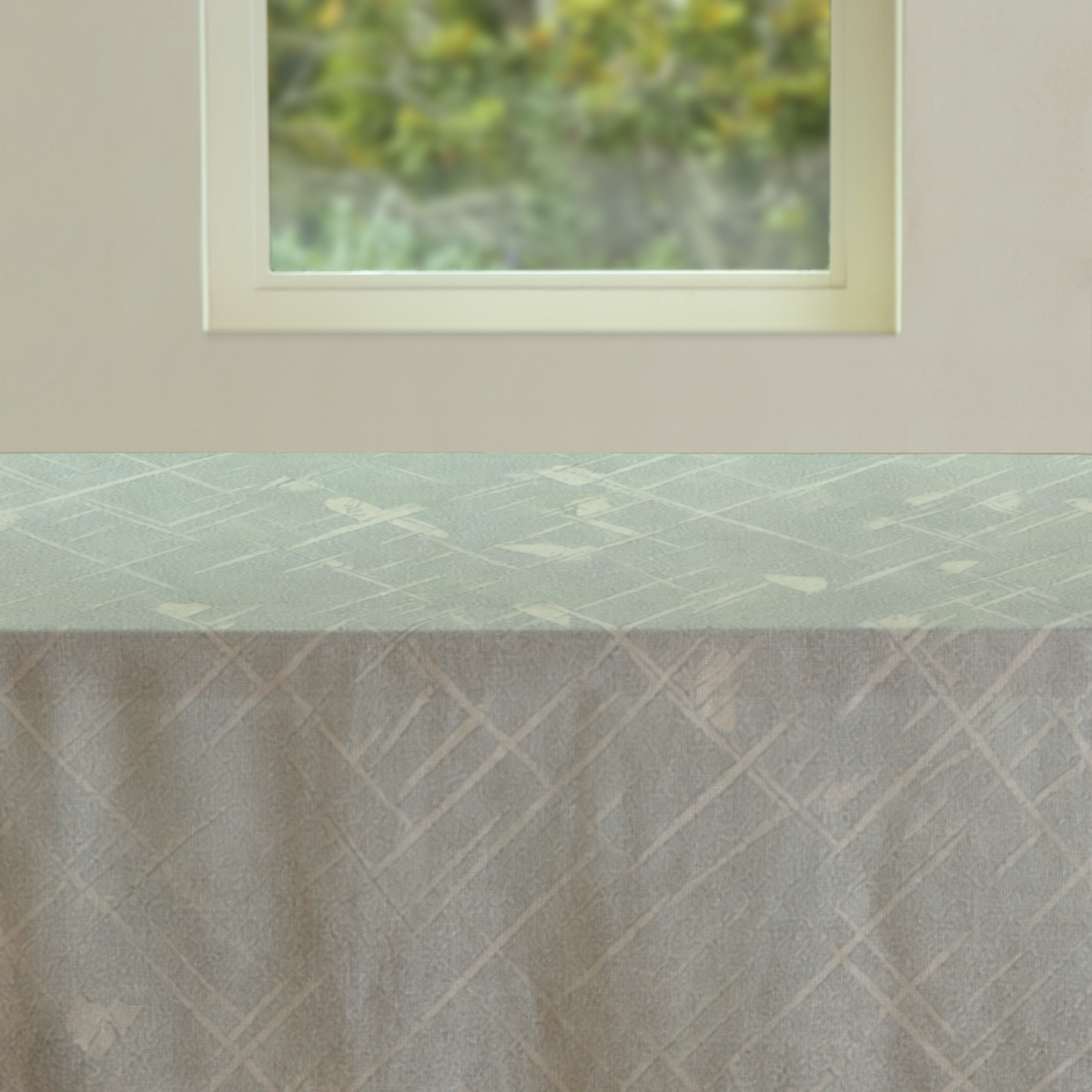 Trellis — 52 × 78 Fine Cotton Tablecloth; supplier product view 3.