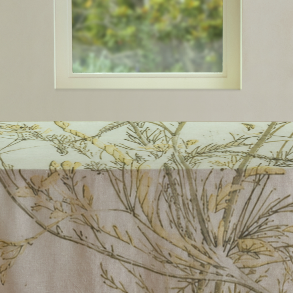Fennel — 70 × 150 Linen Tablecloth; supplier product view 3.