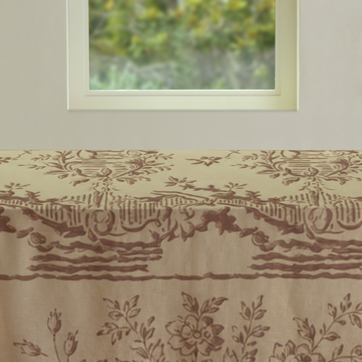 Bistro — 52 × 108 Fine Cotton Tablecloth; supplier product view 3.