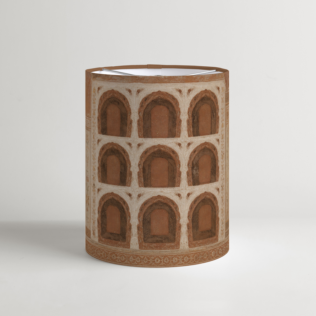Portico — 6 × 7.5 Tall Drum Lampshade; supplier product view 1.