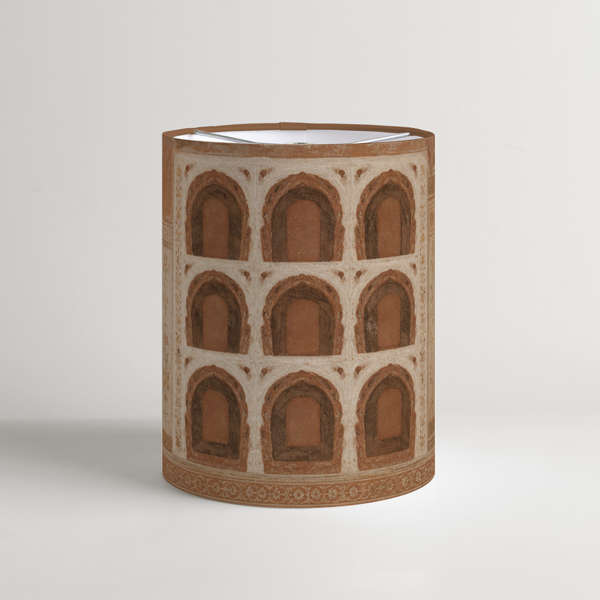 Portico — 6 × 7.5 Tall Drum Lampshade; supplier product view 1.