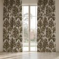 Cypres Botanical Everyday Cotton Curtain Panel — Moss & Chalk; digital product preview