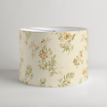 Jardin Floral Drum Lampshade — Moss & Cream; digital product preview