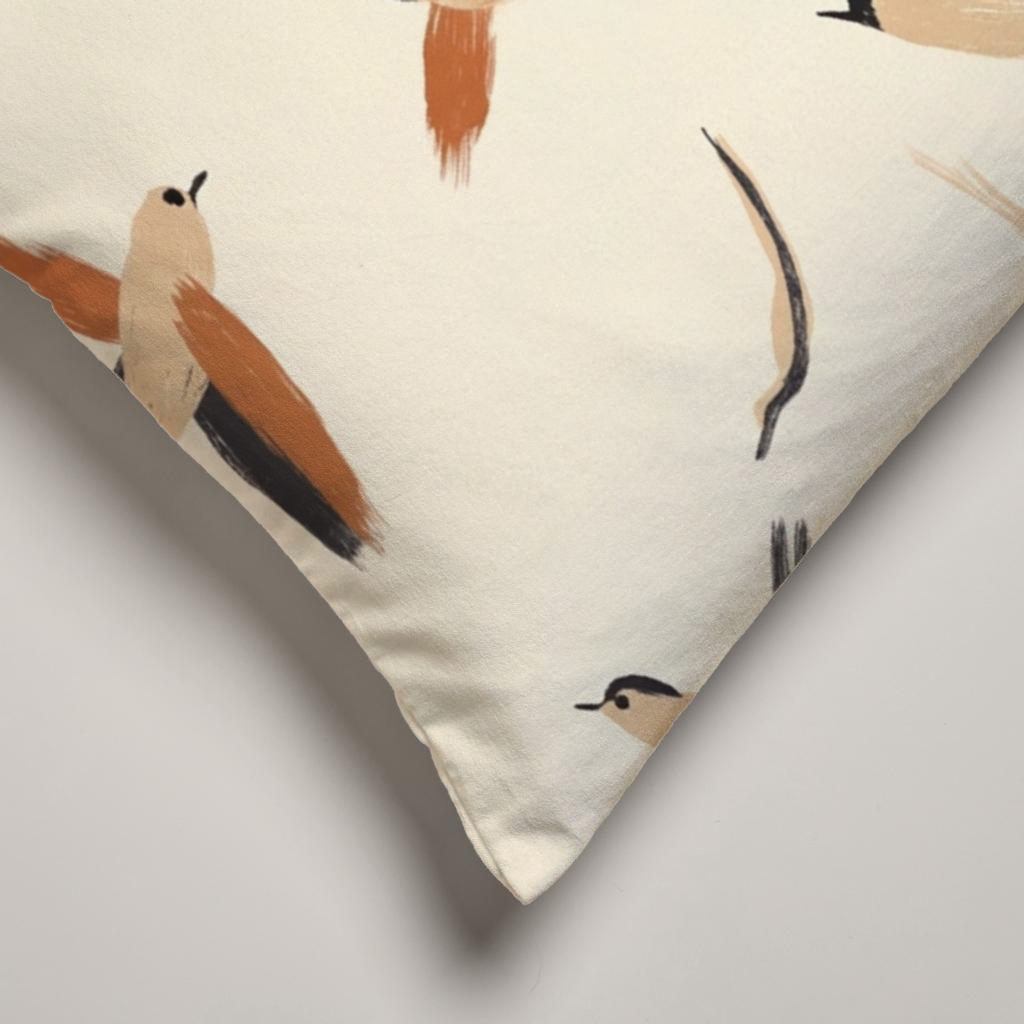 Kestrel Scenic Velvet Lumbar Pillow Cover — Sienna & Flax; alternate product view 2 of 2, digital preview.