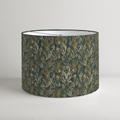 Marais Botanical Drum Lampshade — Teal & Ivory; digital product preview