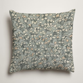 Meadow Floral Soft Linen Pillow Cover — Sage & Blush; clean-edge pillow cover shown with a styling insert, which is not included.