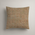 Ribbon Abstract Organic Cotton Euro Sham — Blush & Cream; digital product preview