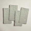 Trellis Geometric Linen Dinner Napkins — Sage & Ivory; digital product preview