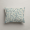 Mica Mineral Abstract Cotton Sateen Sham — Standard; printed sham front; styling pillow not included.