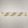 Sorbier Botanical Cotton Sateen Table Runner — 18 × 120″; full unfolded botanical runner.