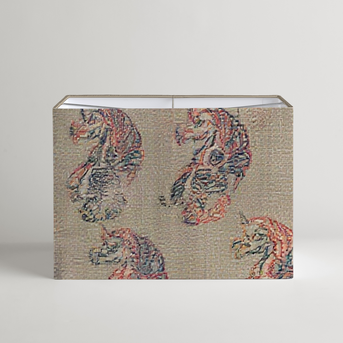 Top (7"x14") x Bottom (7"x14") x Height 10" Rectangular Lampshade