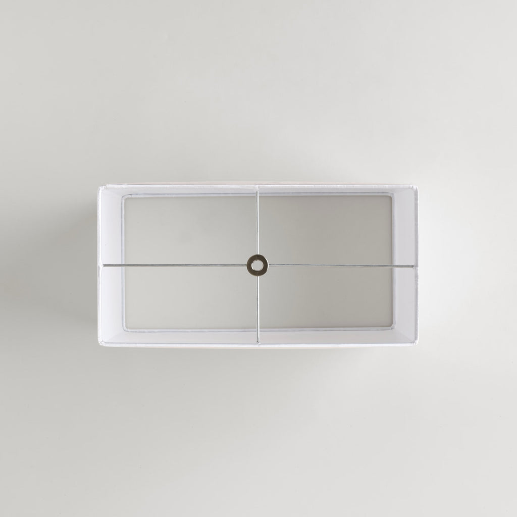 Top (7"x14") x Bottom (7"x14") x Height 10" Rectangular Lampshade